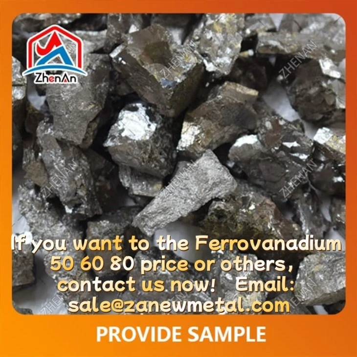 60%mín Ferrovanadium 10-150mm